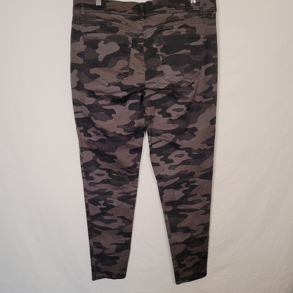 Democracy "Ab" Solution Booty Lift Jegging Camo Espresso Women's 12 New w/Tags - Picture 2 of 11
